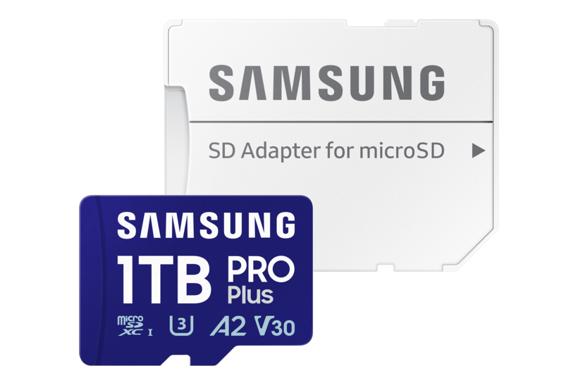 Carte microSDXC 1 To Samsung PRO Plus