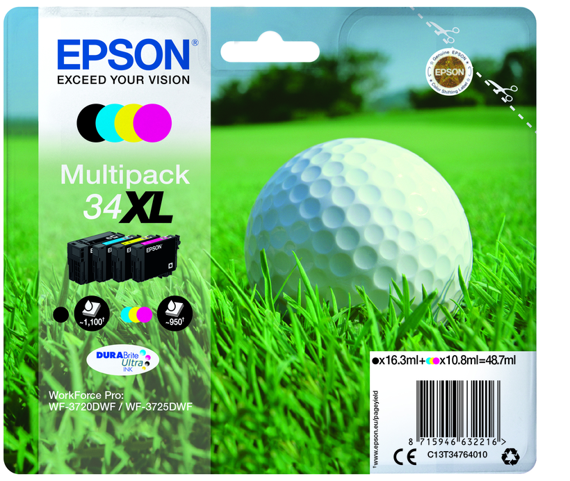 Epson 34XL Tinte Multipack