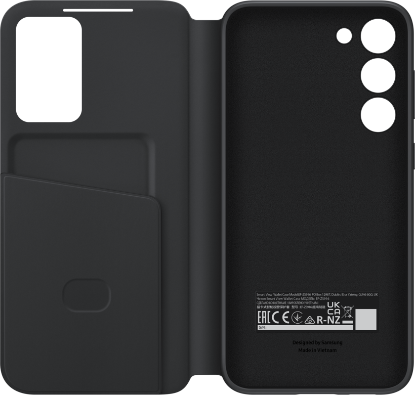 Samsung S23+ Smart View Case schwarz