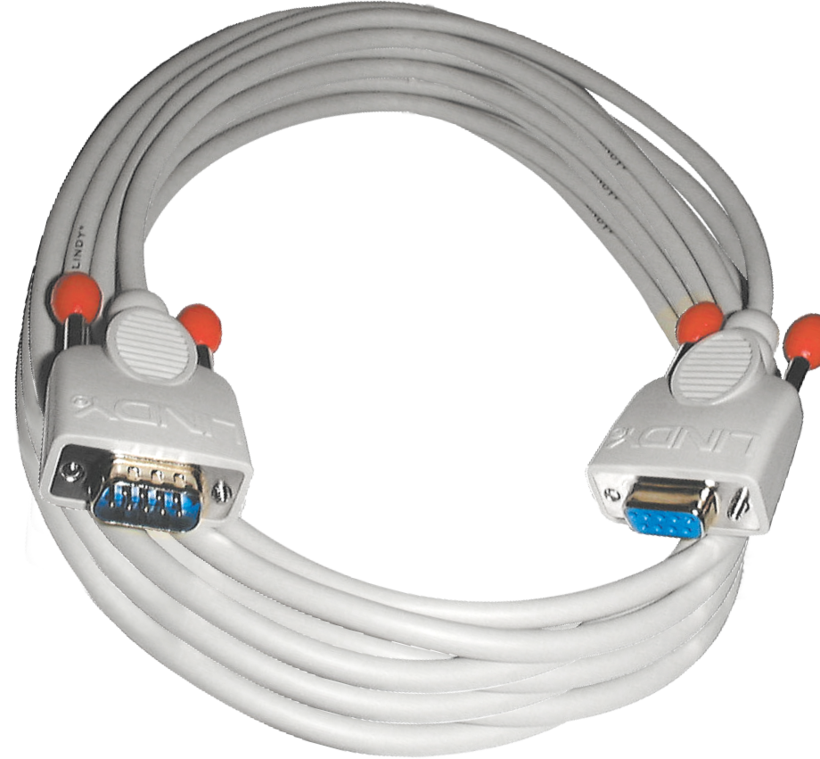 Câble RS232 Lindy DB9 m. -DB9 f., 5m
