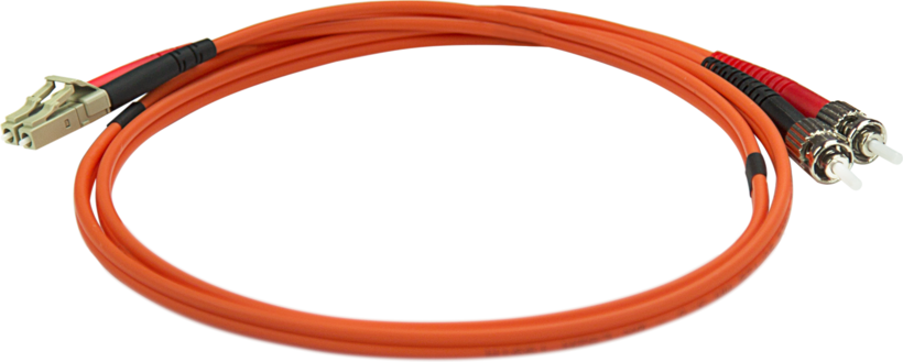 FO Duplex Patch Cable LC-ST 50/125µ 1m