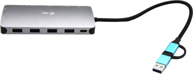 i-tec Travel Nano USB-C-2xHDMI+VGA dokk.