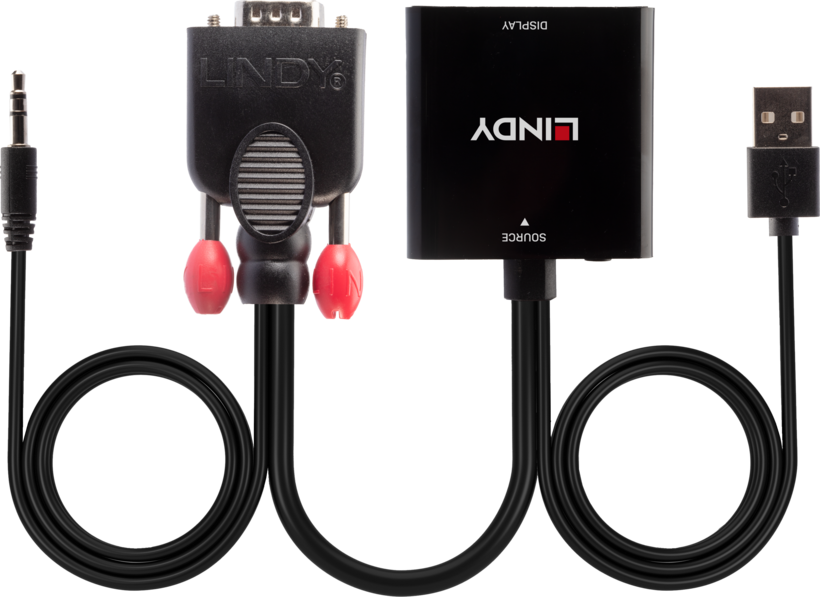 LINDY VGA+Audio - HDMI Adapter