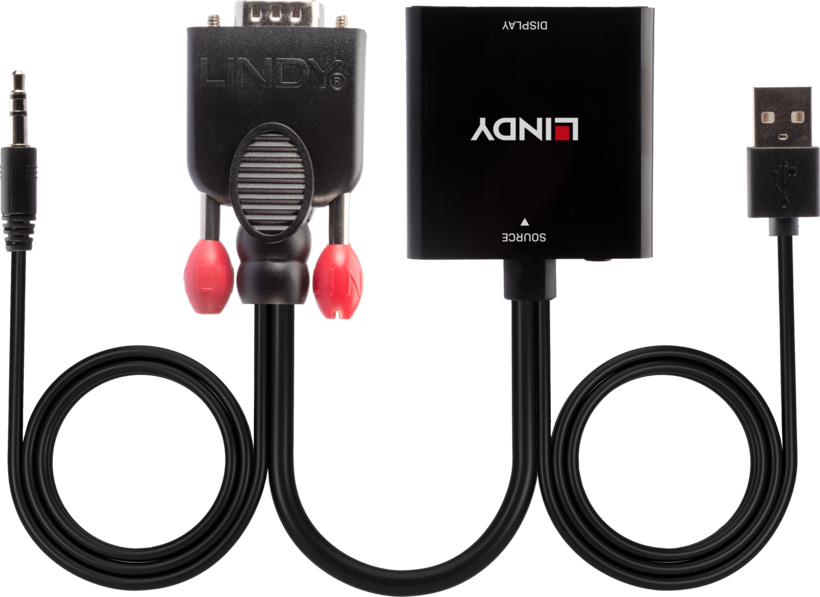 Adattatore VGA+audio - HDMI LINDY