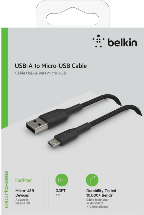 Cable Belkin USB tipo A - Micro-B 1 m