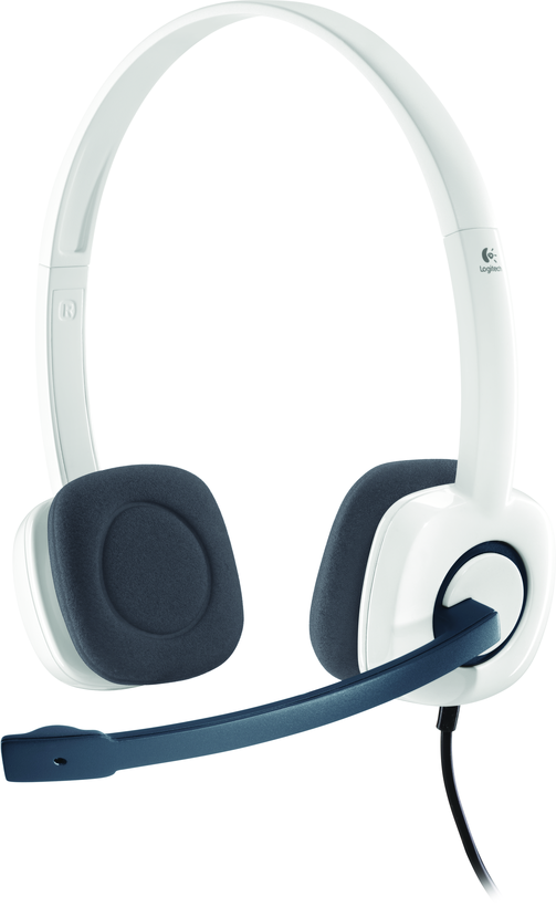 Micro-casque stéréo Logitech H150, blanc