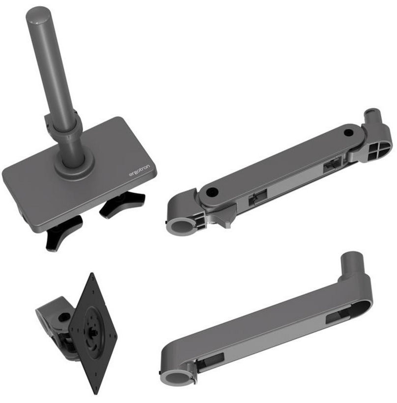 Ergotron LX Pro Tall Pole Arm Grey