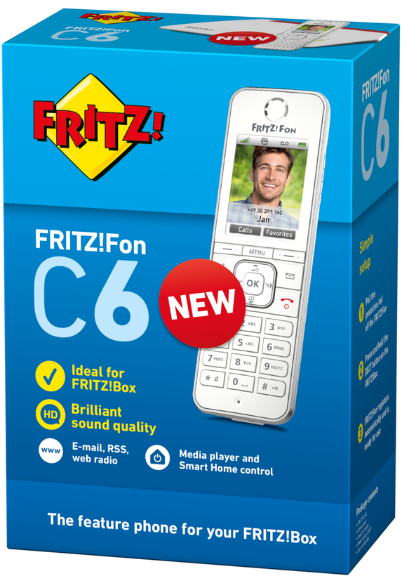 AVM FRITZ!Fon C6 Cordless Phone