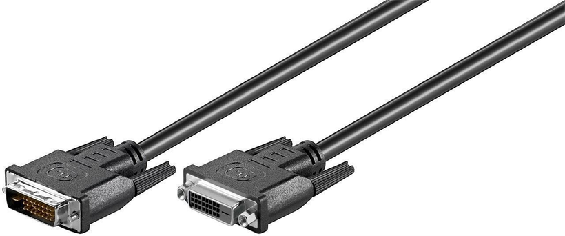 Cable DVI-D/m to DVI-D/f 2m DualLink