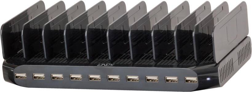 Lindy 73435 Stazione di ricarica USB a 10 porte da 120 W