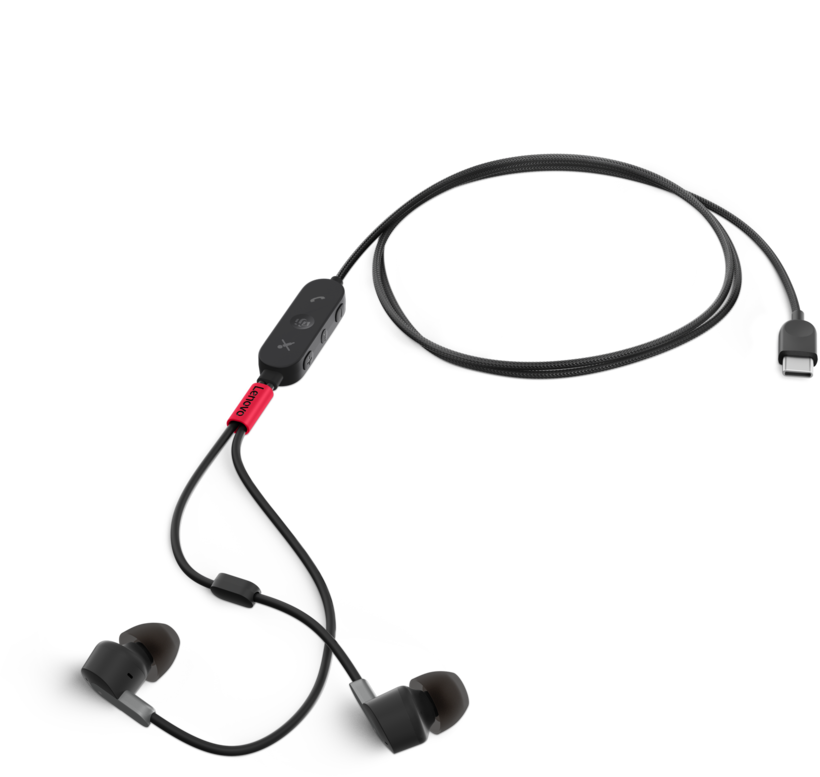 Buy Lenovo Go USB C In ear Headphones ANC 4XD1C99220