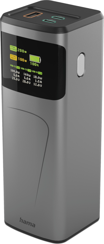 Hama 24,000mAh 2xUSB-C/1xUSB-A Powerbank