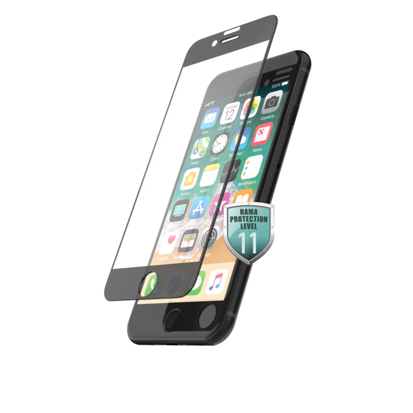 Hama 3D-FS iPhone 7/8/SE Screen Prot. Bl