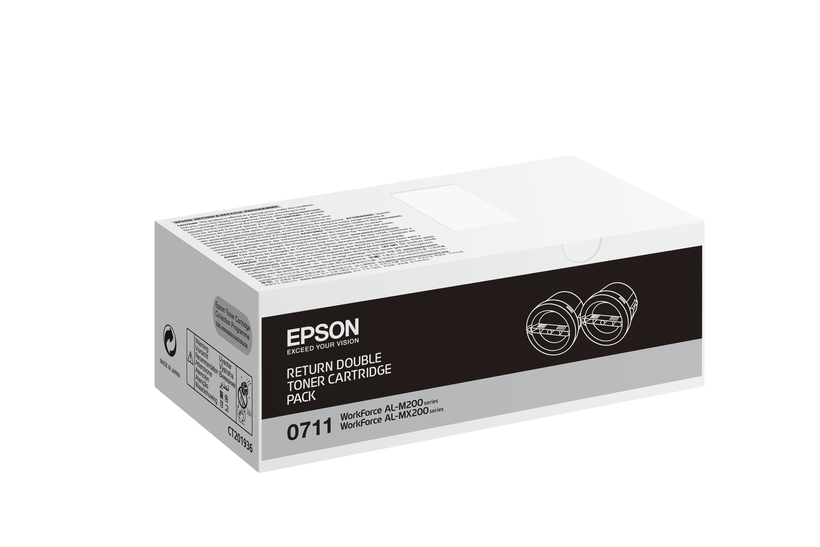 Epson S050711 Toner Black (2-pack)