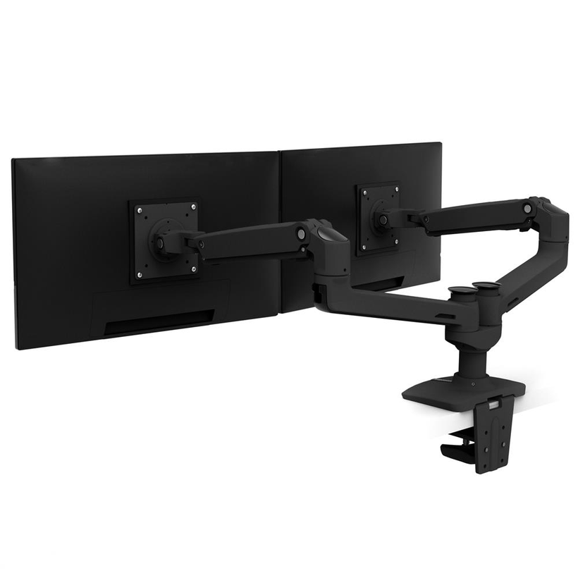 Double bras d'écran bureau Ergotron LX