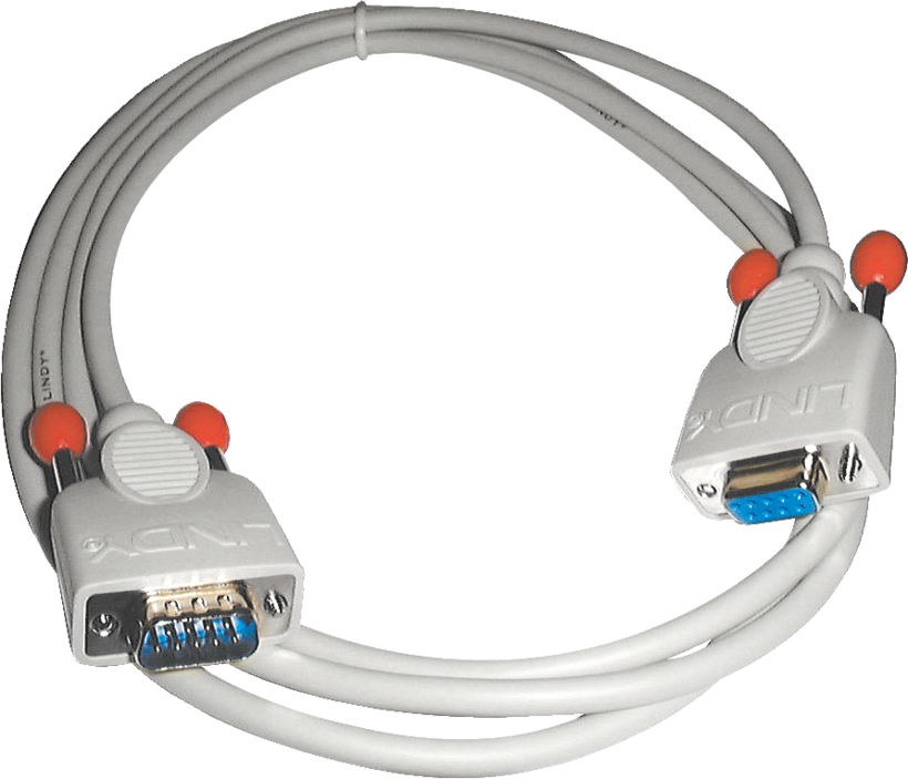LINDY RS-232 Cable DB9/m-DB9/f 2m