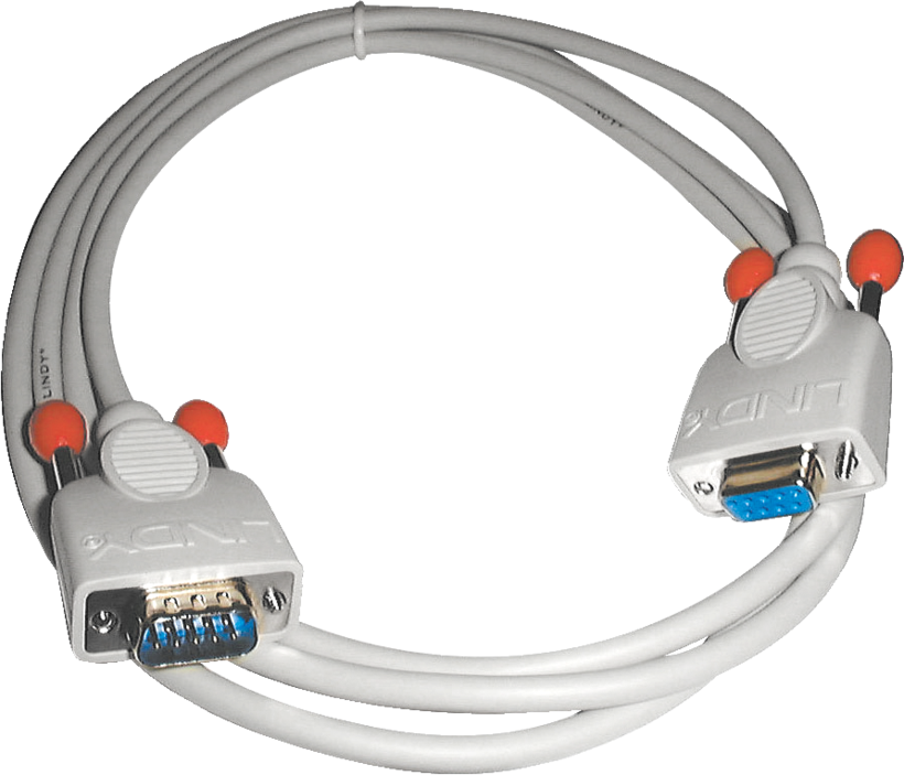 LINDY RS-232 Cable DB9/m-DB9/f 2m