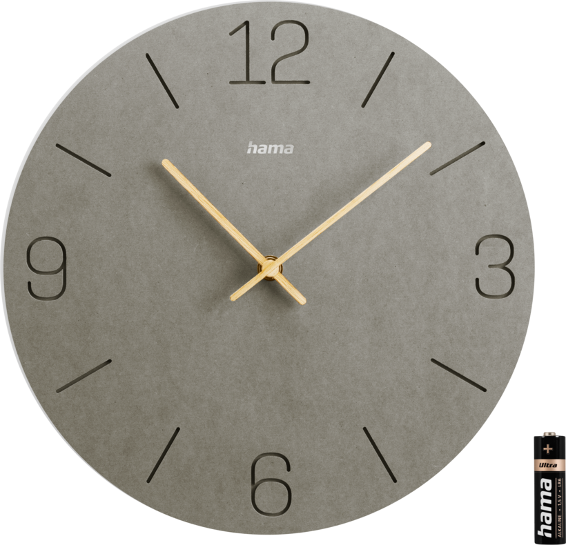 Orologio da parete Hama Kreta grigio