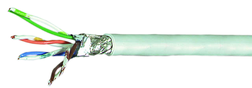 Cavo dati S/FTP Cat5e fles. 100 m grigio