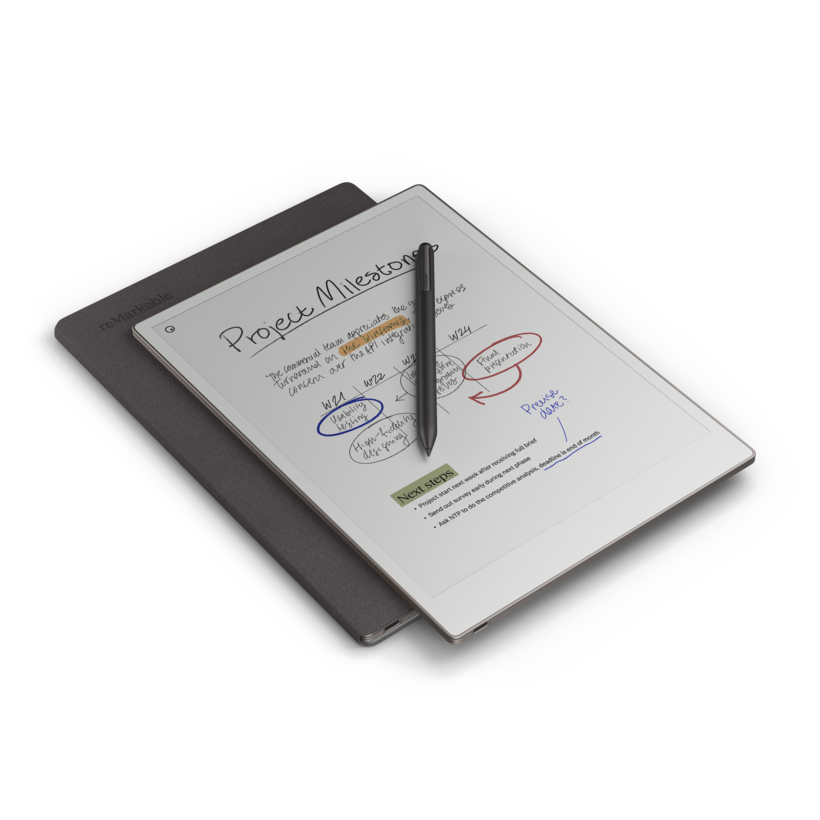 reMarkable PaperPro Marker+ Folio Basalt