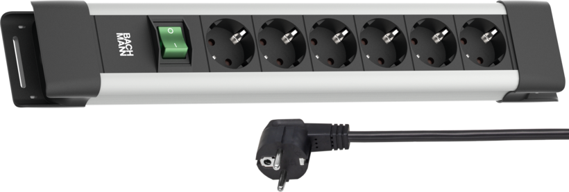 Connectus 6-way Power Strip 2m
