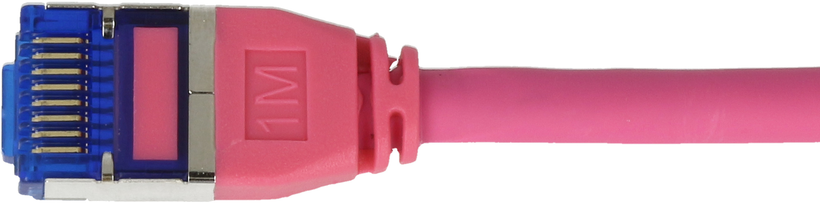 PatchCable RJ45 S/FTP Cat6a 0.5m Magenta