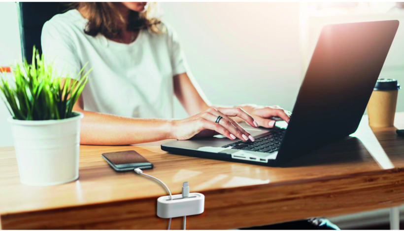 Cable Holder White 2-pack