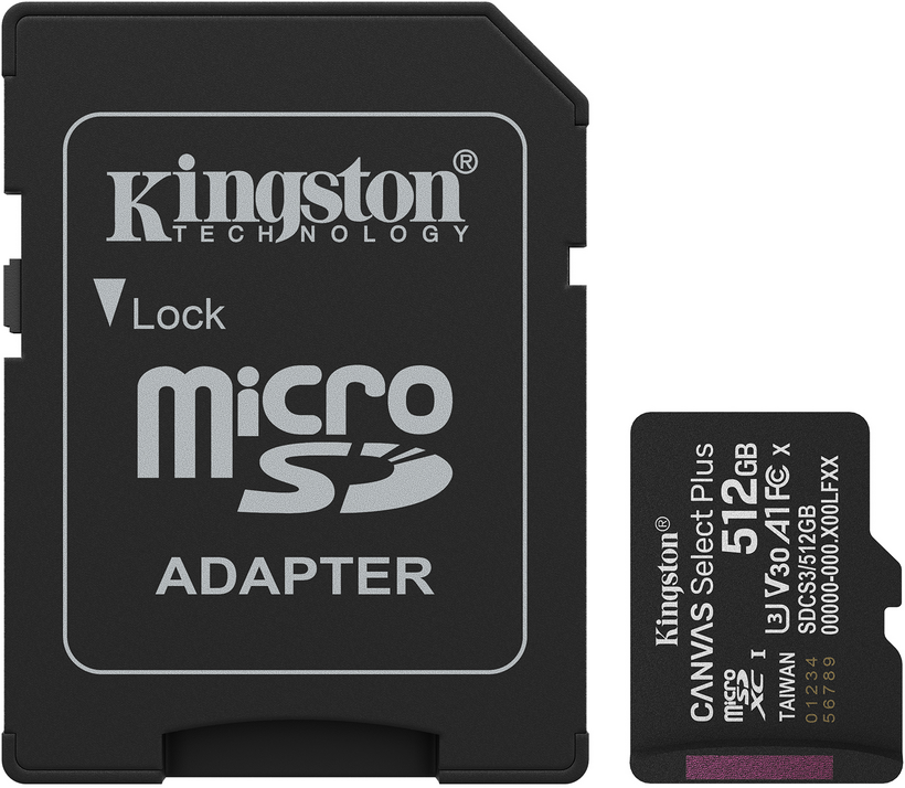 Kingston Canvas SelectP 512 GB microSDXC