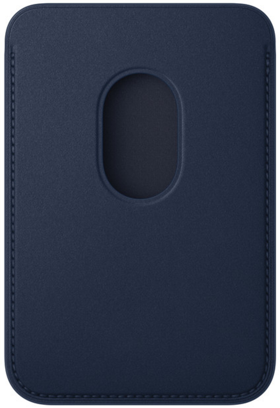 Porte-cartes tissage fin Apple iPh, bleu