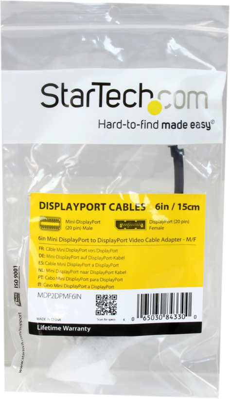 Adaptat. StarTech DisplayPort - mini DP