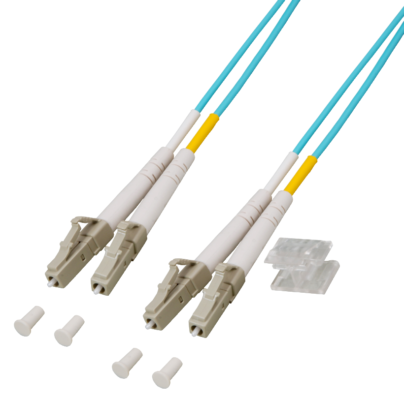 Câble patch FO duplex LC-LC 30 m, 50 µ
