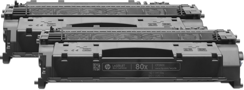 HP 80X Toner Black 2-pack