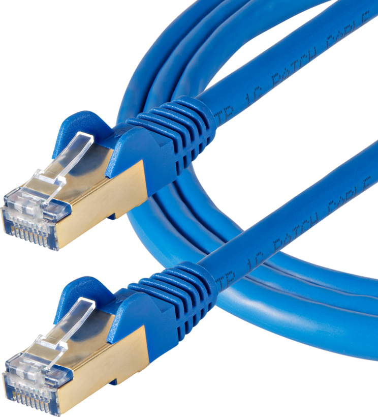 Kabel siec.RJ45 F/FTP Cat6a 5 m, nieb.