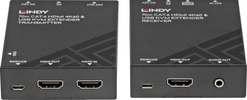 LINDY HDMI Cat6 KVM-Extender 70 m