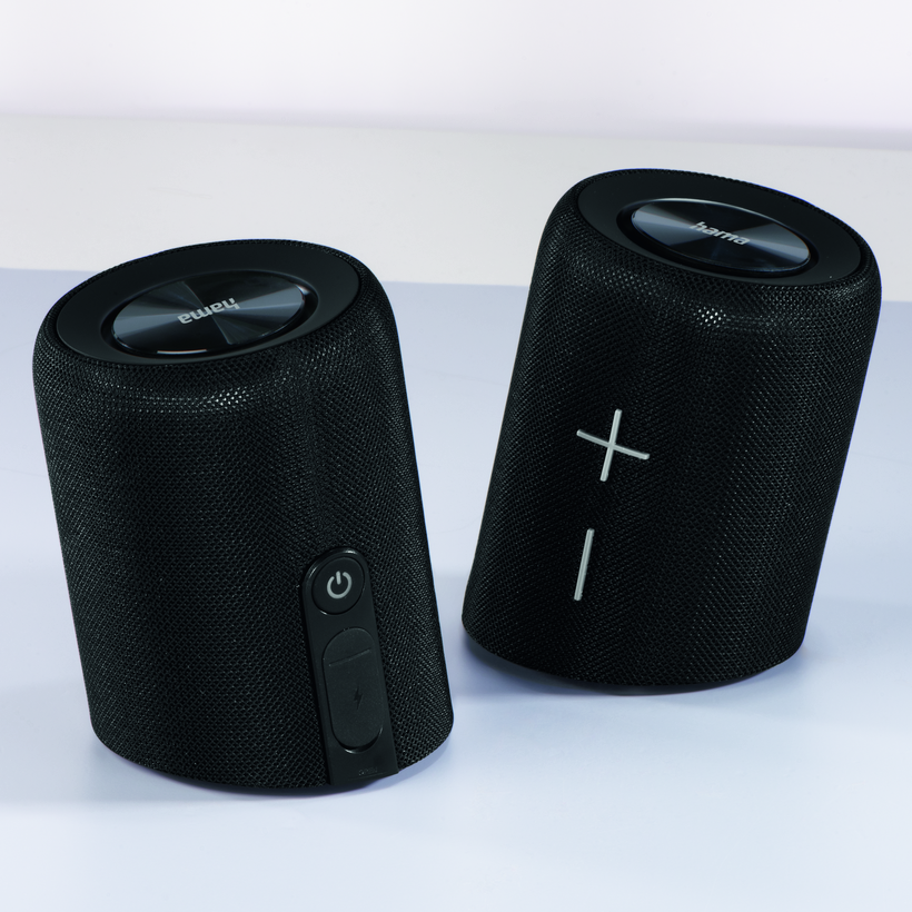 Hama Twin 3.0 BT-Lautsprecher schwarz
