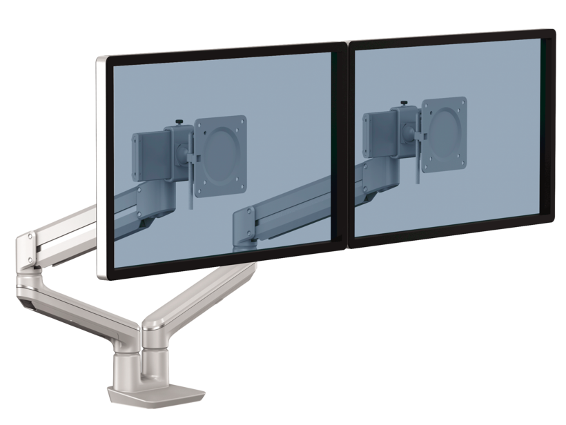 Fellowes Tallo Dual Monitor Arm Silver