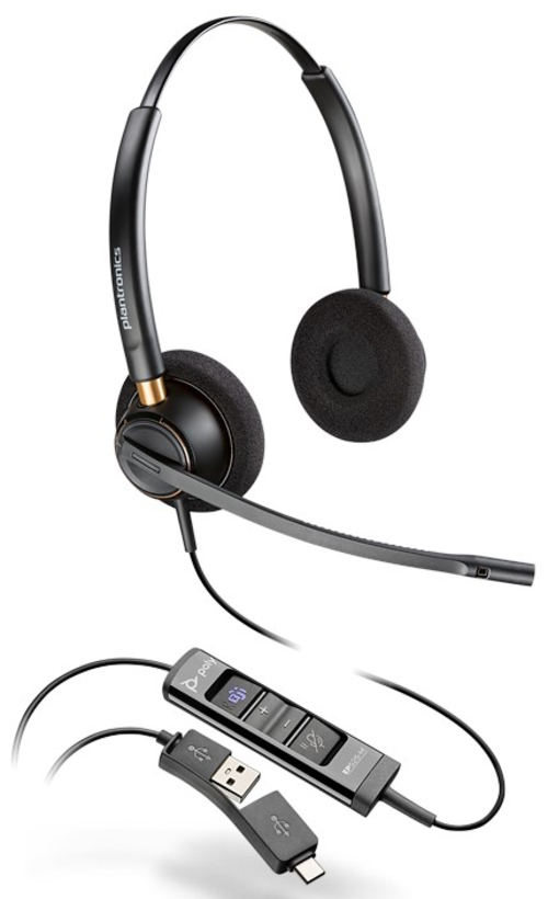 Zestaw słuch. Poly EncorePro 525 MST USB
