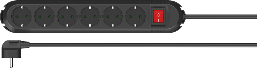 Power Strip 6-way 2m w/ Switch
