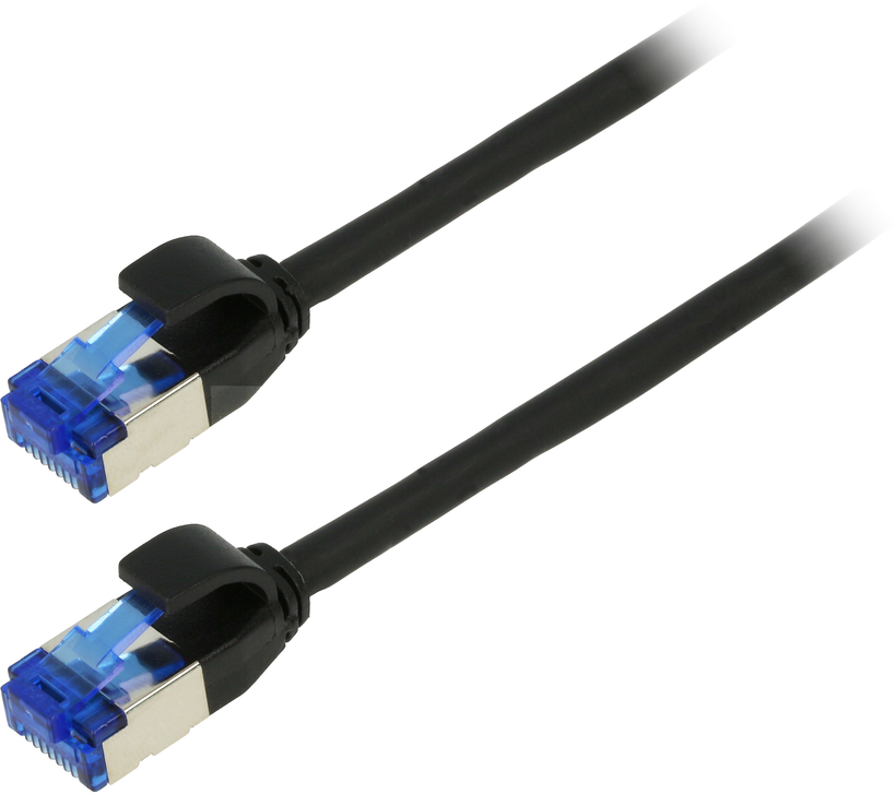 Cable patch RJ45 S/FTP Cat6a 3 m negro