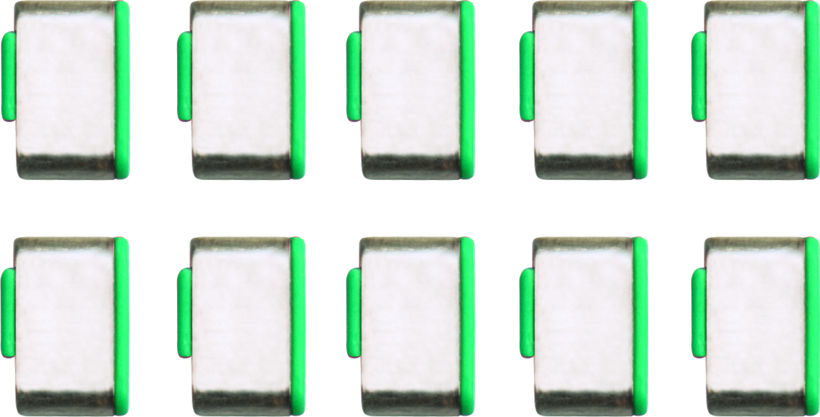 LINDY USB-C Port Blocker 10x Green