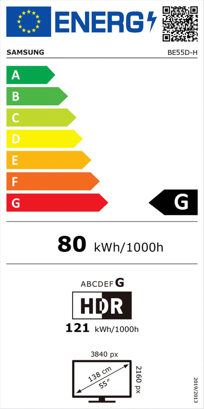 Samsung BE55D-H Business TV