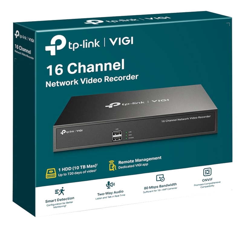 Grabadora de vídeo TP-LINK VIGI NVR1016H