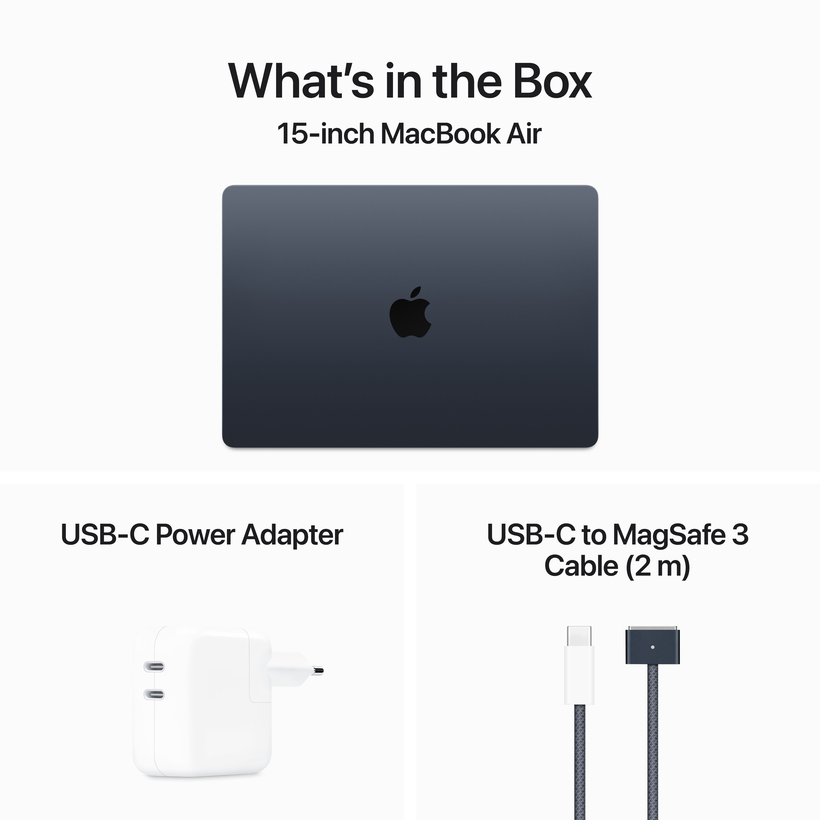 Apple MacBook Air 15 M3 8/512 GB mezzan.