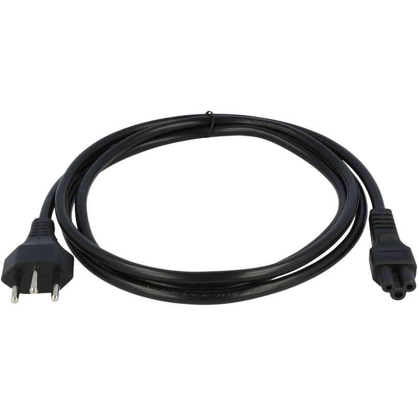 Power Cable T12/m - C5/f 2m Black