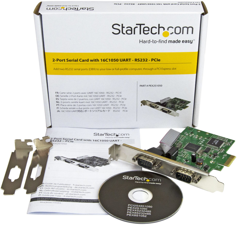StarTech 2x RS-232 PCIe Card