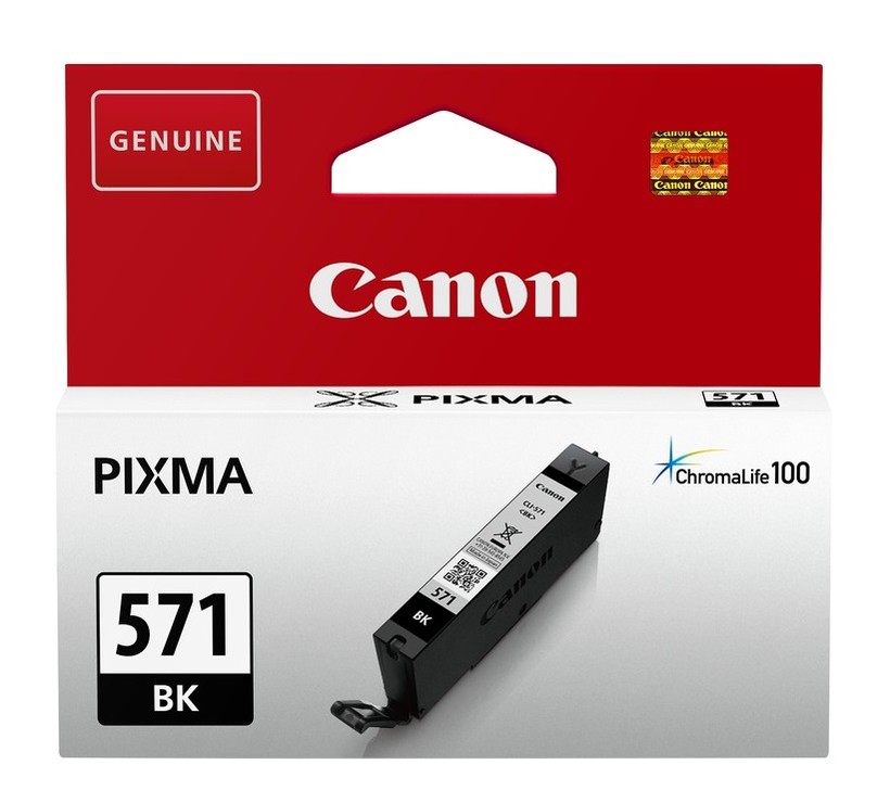 Encre Canon CLI-571BK, noir