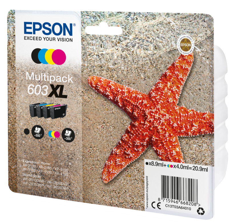 Epson 603 XL Tinte Multipack