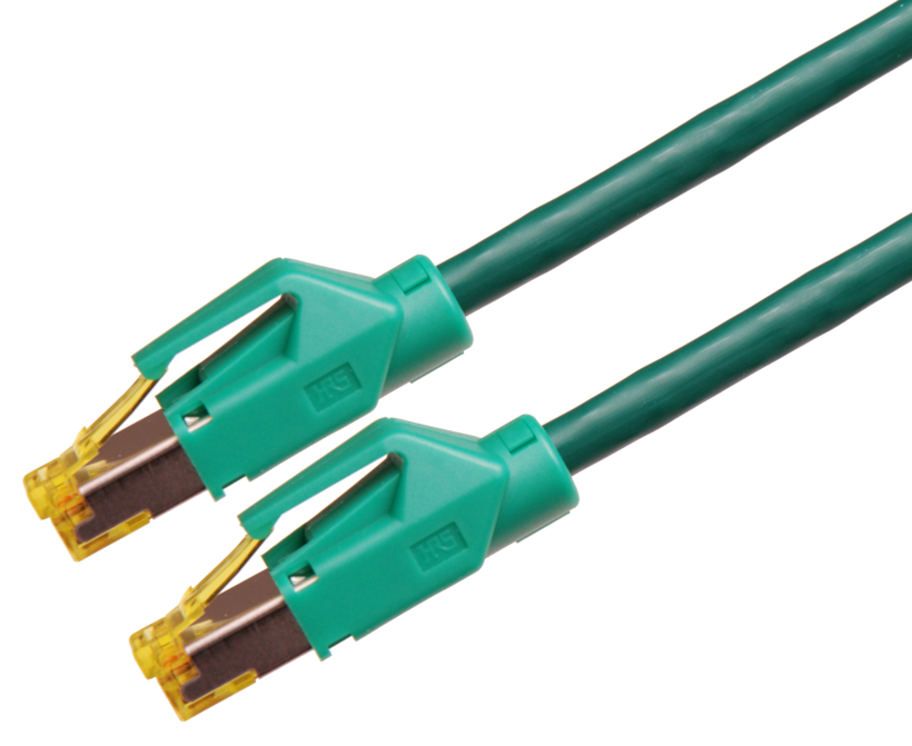 Patch Cable RJ45 S/FTP Cat6a 3m Green