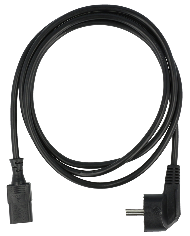 Câble alimentation m. - C13 f. 5 m, noir