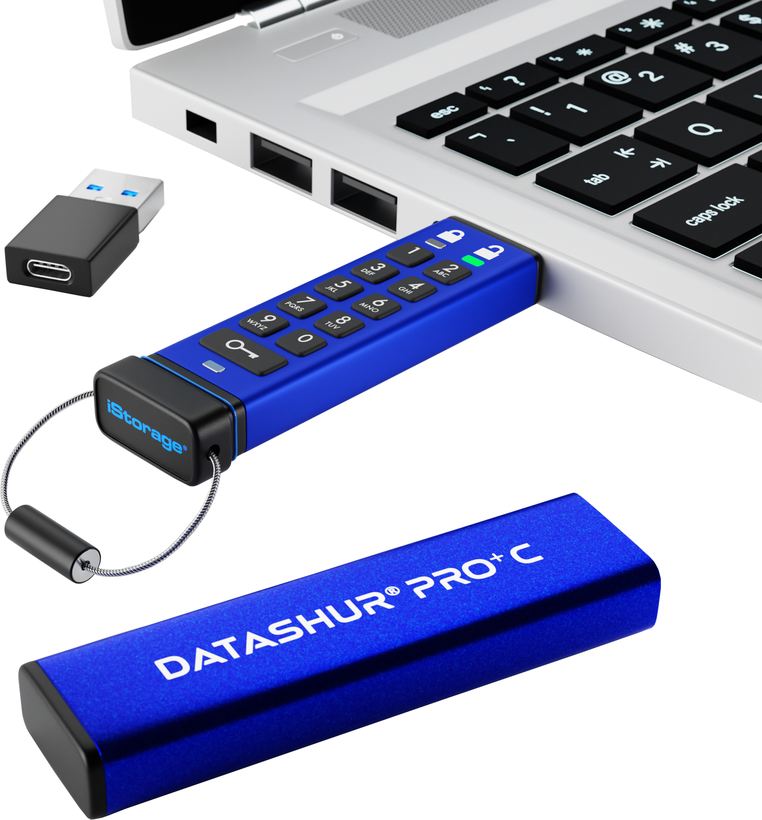 iStorage datAshur Pro+C 128GB USB Stick